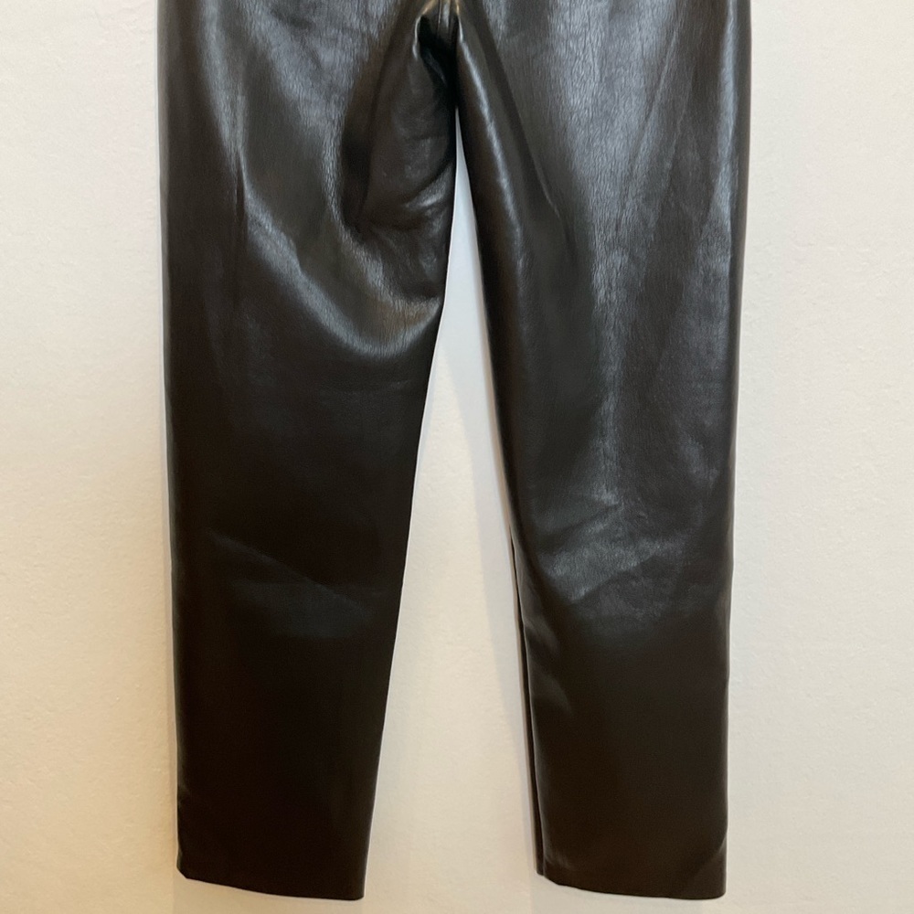 Wilfred The Melina Vegan Leather High-waisted Pant Black Size 4 - Picture 8 of 16